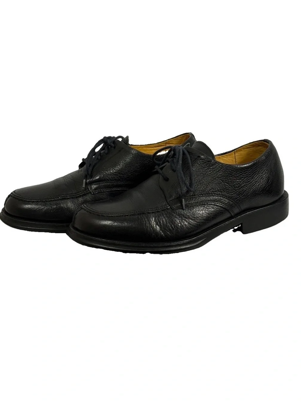Sandro Moscoloni Vineyard Men's 8.5 D Black Leather Casual Oxford Shoes Comfort
